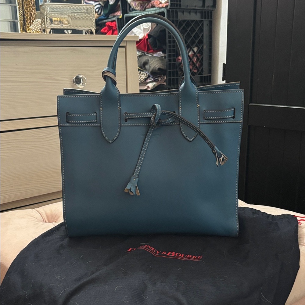 Dooney & Bourke Alto Blue Tote